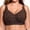 Brown, variant on Bras for Women Supportive Wireless Push Up Bra Full Coverage No Underwire Seamless Plus Size for Older Women