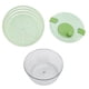 thumbnail image 3 of Secador de verduras de 4 l, centrifugador de ensaladas de polipropileno, cuenco escurridor de ensaladas multifunción para el hogar, cocina, color verde, 3 of 15