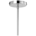 thumbnail image 6 of JONATHAN Y Homer 13" 1-Light Modern Industrial Iron LED Dome Pendant, Black/Chrome, 6 of 6