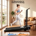 thumbnail image 2 of Simpfree Walking Vibration Pad with 8% Incline,3 in 1 Walking Pad with Handle Bar,2.5HP Treadmills for Home/Office/Gym,Under Desk Treadmill 300LBS Capacity,2S Folding,Installation-Free, 2 of 7