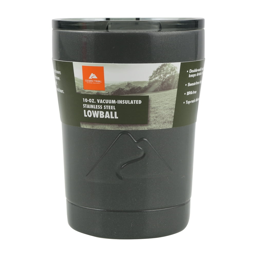 Ozark Trail Tumbler DoubleWall VacuumSealed Stainless Steel Lowball
