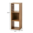 thumbnail image 6 of Mainstays 3 Cube Storage Organizer, Warm Walnut, 6 of 10