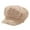 Khaki, variant on Women'S Corduroy Newsboy Cap Solid Color Vintage Ruched Beret Loose Fashion Sun Hat Grey
