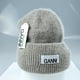 thumbnail image 4 of Women's Winter Beanie Hat 2023 Rabbit Fur Three-Fold Thickened Knitted Hats Warm Skull Fashion Hat Soft Comfortable Couple's Cap, 4 of 4