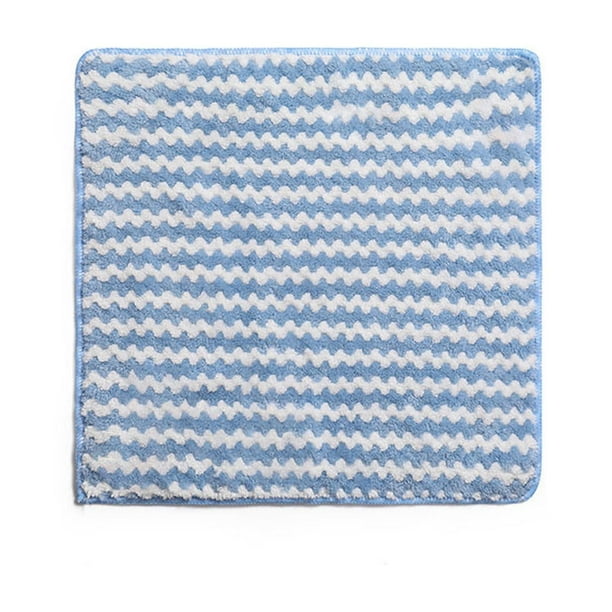 Toallas de cocina, paños de limpieza, 5 piezas, paño grueso para lavar platos, paño de cocina, limpieza del hogar, desengrasante, paño de cocina para perezosos, absorción de agua, un trapo