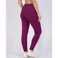 thumbnail image 3 of Real Essentials 3 Pack: Women's Joggers with Pockets - High Waist Workout Yoga Tapered Sweatpants Lounge (Available in Plus), 3 of 6