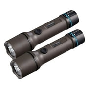 Coleman OneSource 1000 Lumens LED Flashlight w/Rechargeable Battery, 2 Pack