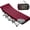 Dark red, variant on Camping Cot Mattress 2in Memory Foam Sleeping Pad,Soft Warm Non-Slip Camping Mattress Topper with Retaining for Adults,Portable Roll up Pad for Travel(only Mattress)