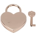 thumbnail image 2 of Lanzamiento de Corazón de Para Candado Vintage, Bloqueo de Llave, Tamaña Pequeño para Diario, Joyero y Equipaje Pequeño, Con Bloqueo de Llave, 2 of 7