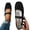 Black, variant on Miqool Women's Square Toe Mary Jane Flats, Adjustable Buckle Strap Suede-Like Casual Ballet Shoes