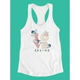 thumbnail image 3 of Love Spring Calli Design  Tank Women -Image by Shutterstock, Female x-Small, 3 of 4