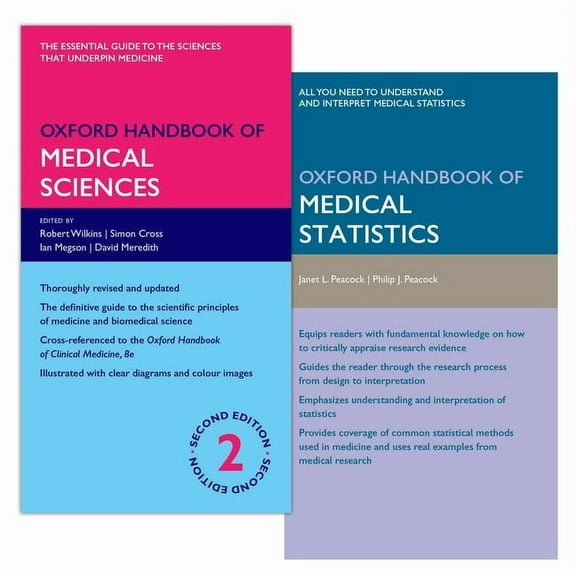 Oxford Medical Handbooks Oxford Handbook of Medical Science 2e and Oxford Handbook of Medical Statistics 2e Pack, (Paperback)