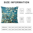 thumbnail image 6 of COMIO 2-Piece Short Plush Pillowcase Set Soft and Durable Van Gogh Almond Flower White, 6 of 6