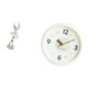 thumbnail image 5 of Figura de escritorio,Estatua de bailarina de ballet,adorno de escritorio para decoración del hogar,Reloj de pared,Reloj de pared decorativo,moderno y elegante,Reloj de pared redondo, 5 of 8