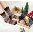 thumbnail image 6 of Loritta 5 Pairs Wool Socks for Women, Crew Cozy Boot Winter Warm Thick Socks Gifts Size 5-9, 6 of 6