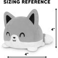 thumbnail image 4 of Reversible Fox Plushie - Orange - Cute Sensory Fidget Stuffed Animals That Show Your Mood, 4 of 5