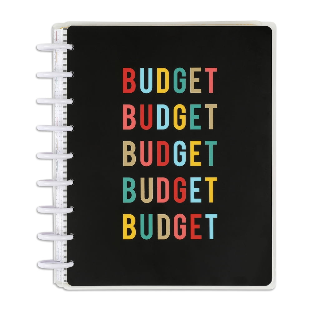 Happy Planner Dated 12 Month Planner, Jan 2023 Dec 2023, Budget Layout, Bright Retro Theme