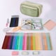 thumbnail image 5 of RKSTN pencil Packet Large Capacity Pencil Case Pouch With Zipper Spacious Opening Pen Bag School Office Storage For Students Girls Boys Adults, 5 of 8