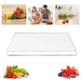 thumbnail image 1 of Tabla de cortar acrílica transparente, tablas de cortar de 3 tamaños, protector de encimera de cocina, tabla de cortar acrílica multiusos, ahorradores de encimera para cocina, restaurante (45 * 40cm), 1 of 6