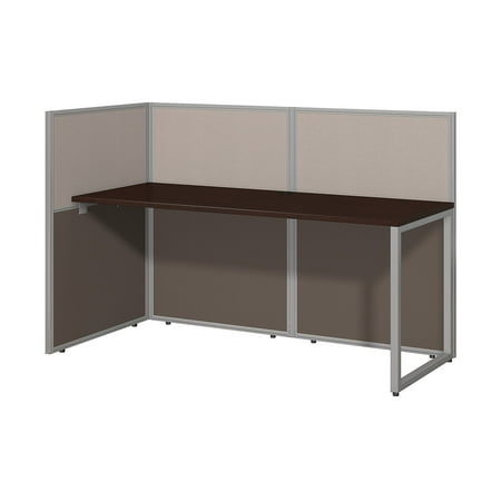 Office Cubicle Door - EOD160MR-03K Bush Business Furniture Easy Office Collection Cubicle Workstations & Walls 135 Lbs Weight Capacity Mocha Cherry 60 W Straight Desk Open Office