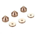 thumbnail image 3 of 16 Set Speaker Stand Feet Foot Pad Aluminium Alloy Metal Spikes Cone Floor Foot Nail Champagne Gold, 3 of 5