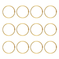 thumbnail image 1 of Shower Curtain Rings, Hooks Shower Curtain Rings Rust Proof, Anti-Drop Round Shower Rings for Curtain,Gold, 1 of 5