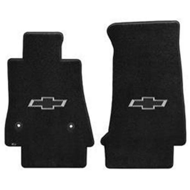 Lloyd Mats Ultimat Floor Mats For Chevrolet Camaro (2016-On) - 2-Piece Set, Ebony With Red SS Logo