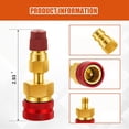 thumbnail image 2 of FYUU R1234yf Quick Couplers Kit Quick Coupler Adapter for Car Conditioner AC Charging, 2 of 5
