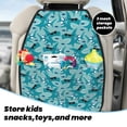 thumbnail image 5 of Fuzoiu Shark Wearing Sunglasses Print 2 Pack Kick Mat Back Seat Protector With 3 Storage Pockets, Universal Car Seat Back Organizer For Kids Pets, Waterproof Backseat Protector For Most Car, 5 of 8
