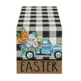 thumbnail image 1 of GUANGHONG Easter Table Flag Holiday Bunny Egg Little Printed Linen Tablecloth Easter Home Decorations Easter for Dining Table, 1 of 5