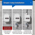thumbnail image 3 of Calentador de agua instantáneo para ducha, grifo de baño de 220v, calentador de agua con enchufe europeo, pantalla Digital de 3500w para Hotel, 3 of 4