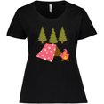 thumbnail image 3 of Inktastic Summer Camp Girls Camping Women's Plus Size T-Shirt, 3 of 5
