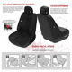 thumbnail image 2 of Funda Universal Para Asiento  Bloosom De Automóvil 10 Piezas Negro, 2 of 4