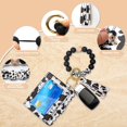 thumbnail image 2 of Llavero de silicona para mujer, pulsera, cartera, pulsera, llavero, tarjetero, llavero (vacas) Sincero  Hogar, 2 of 7