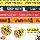 thumbnail image 4 of Letreros de cinta de advertencia para decoración de Halloween, accesorio para fiesta de ventana, paquete de cinta de miedo, 2023, 4 of 4