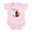 Petal Pink, variant on CafePress - Upright Guy Infant Bodysuit - Baby Light Bodysuit, Size Newborn - 24 Months