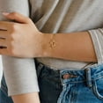 thumbnail image 3 of MEVECCO 14K Gold Plated Cute Sea turtles Dainty Handmade Bracelet for Women and Men, 3 of 5