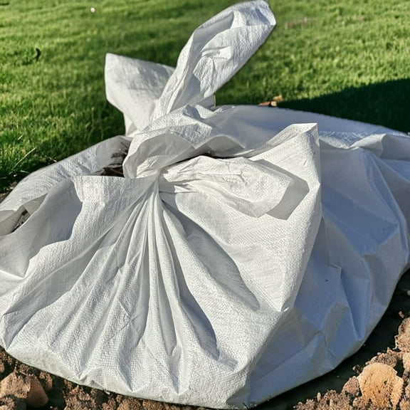 AK TRADING CO. 80 in. x 80 in. White Plastic Poly Sheets - Heavy-Duty Landscaping and Gardening Tarp for Easy Cleanup 50