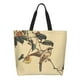 thumbnail image 1 of Balery Vintage Bird Bolsa Tote Estilo Estético con Cremalleras, Bolsa de Hombro, Bolsa de Compras Grande y Plegable, 1 of 8