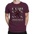 thumbnail image 2 of Jingle Hells Krampus Design Men's T-shirt, 2 of 3