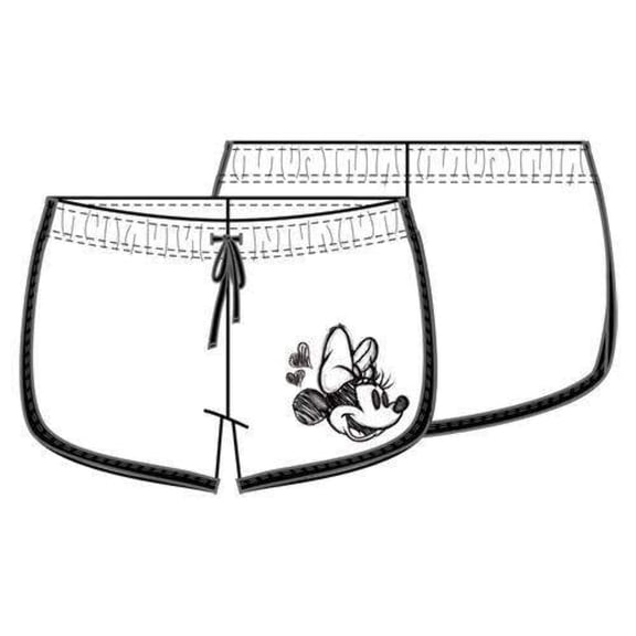 Disney Minnie Mouse Junior Dolphin Short, XS-XL (Women's)