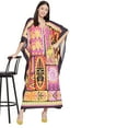 thumbnail image 5 of Gypsie Blu Women Long Kaftans Summer Loose Caftan Dress Evening Casual Ladies Dresses Online, 5 of 7