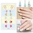 thumbnail image 2 of Renxiaooo Nail Stickers Pink Style Full Wraps Polish Stickers Self-Ashesive Nail Sticker Sets For Women Girls Color Street Glitter Nail Strips, 2 of 7