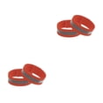 thumbnail image 1 of Yuarrent 2X Bandas reflectantes Brazo Cinturón Brazalete Led Muñequera elástica Cinta reflectora Alta visibilidad para caminar Bicicletas Naranja Rojo/4CM 2Conjunto, 1 of 6