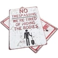 thumbnail image 4 of 2pcs Outdoor Use Warning Sign Retro Style Caution Sign Eye-catching Warning Caution Sign, 4 of 6