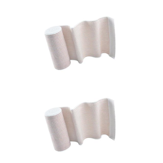 Paquete de 2 Vendajes Elásticos Protección Contra Lesiones Deportivas Compresión Wrap Brace Roll Sunnimix Vendas elásticas de compresión