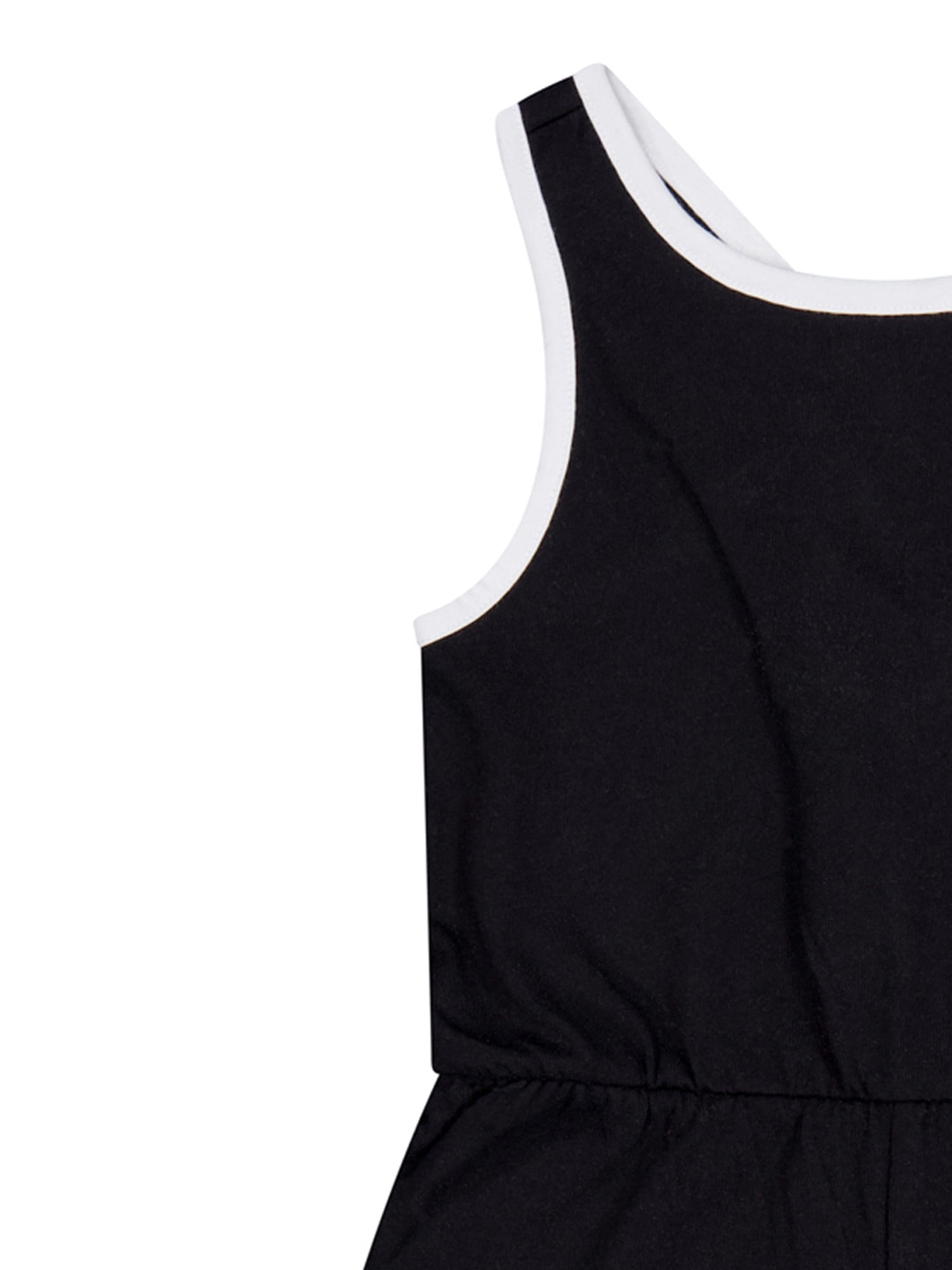 Wonder Nation Girls Cross Back Romper, Sizes 4-18 & Plus