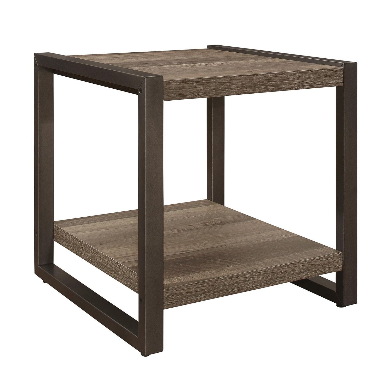 Topline Home Furnishings Brown Melamine End Table