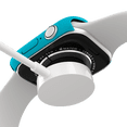 thumbnail image 4 of Case Compatible with Apple Watch Series 6/SE/Series 5/Series 4 38mm with Built in Tempered Glass Screen Protector ,Overall Protective Hard PC Case Ultra-Thin Cover-Cyan, 4 of 6