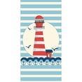 thumbnail image 2 of Lighthouse 30x60 Cotton Velour Beach Towel, Lighthouse, Size: One Size, Island Gear, 2 of 2